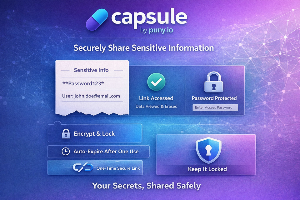 A Secure Way to Share Snippets of Sensitive Information