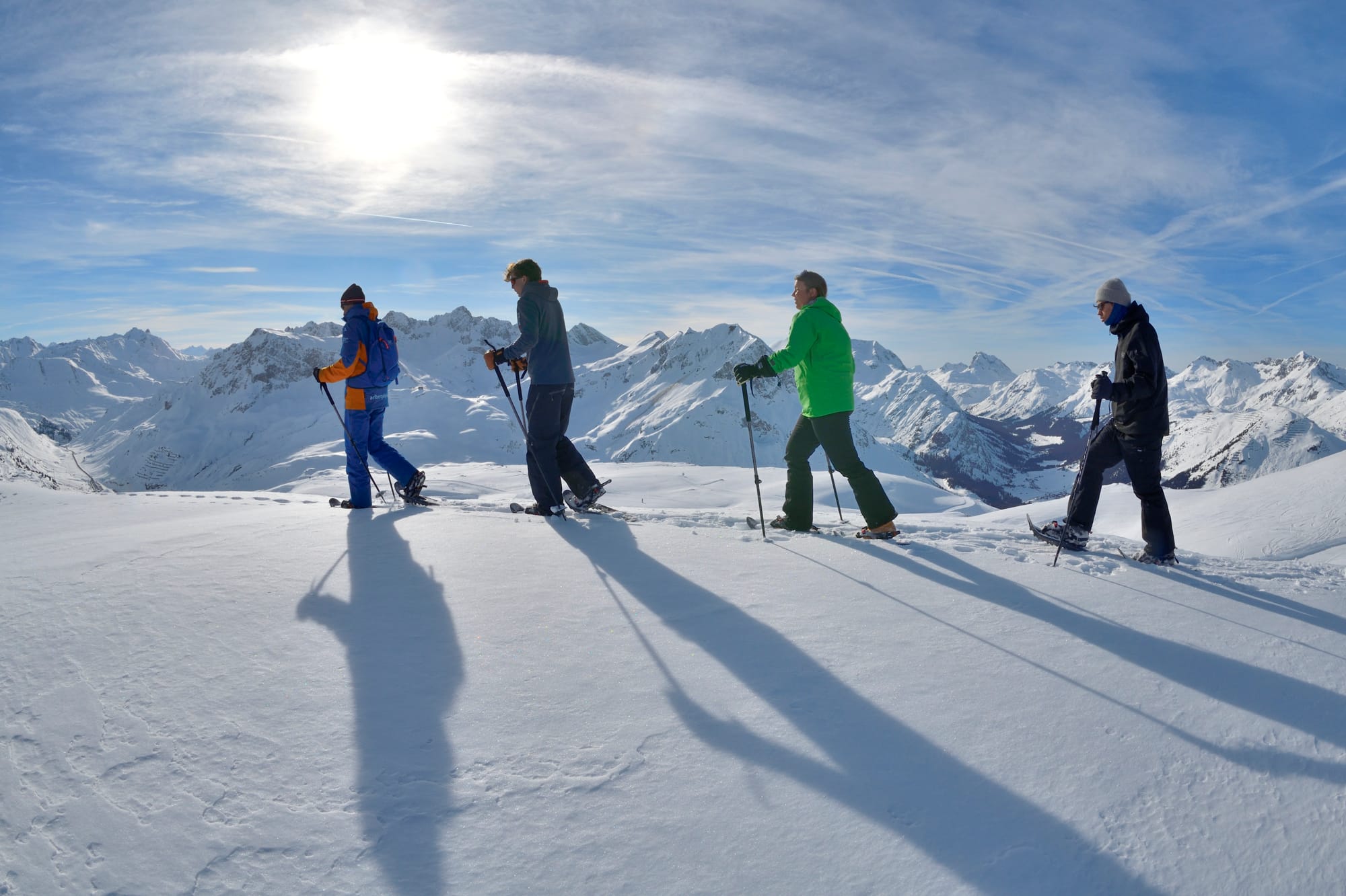 Familien Schneeschuhwandern