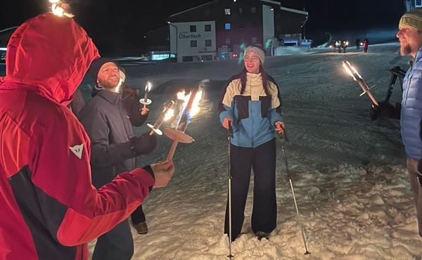 Wenn Lech im Fackellicht erstrahlt