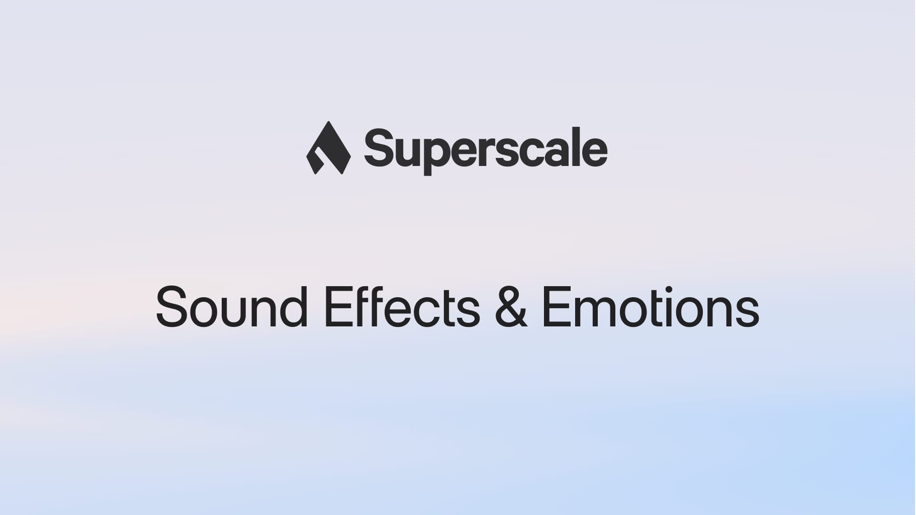 Sound Effects & Emotions