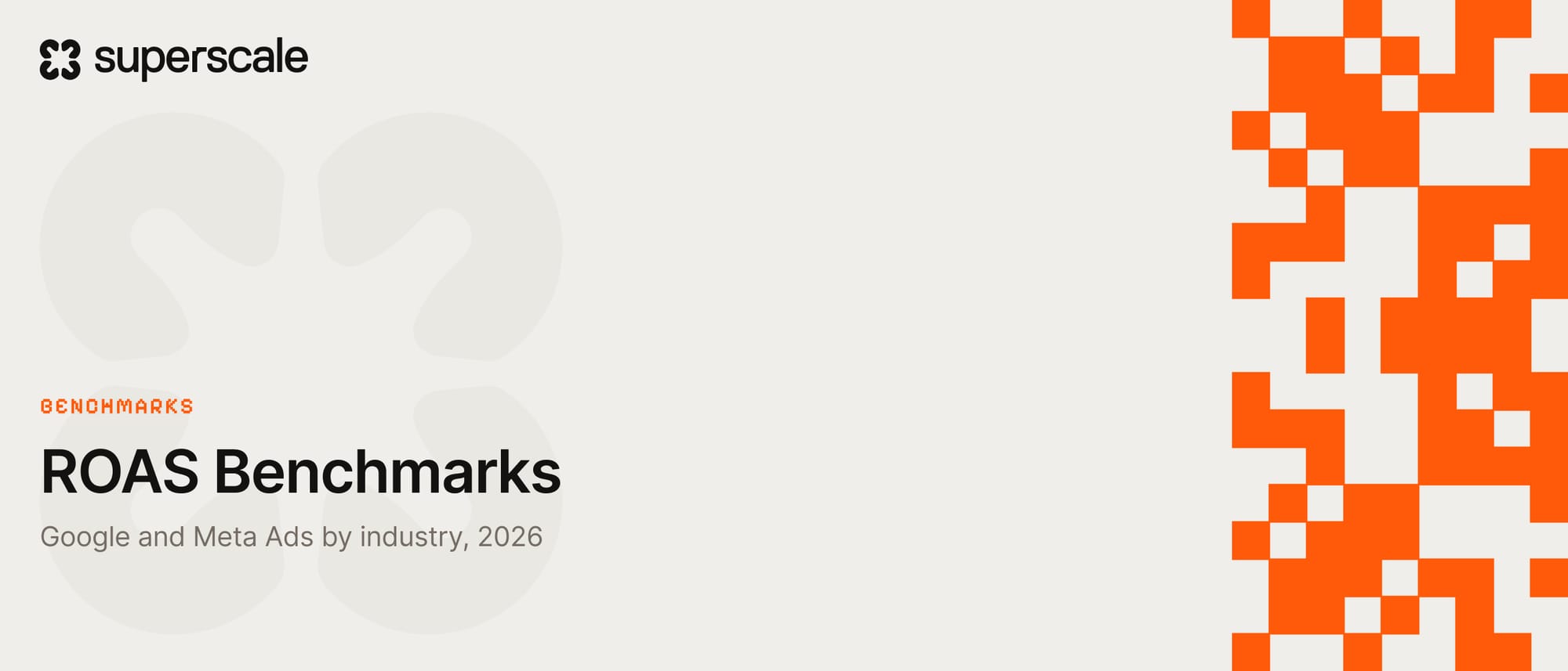 ROAS Benchmarks by Industry 2026: Google & Meta Ads Data