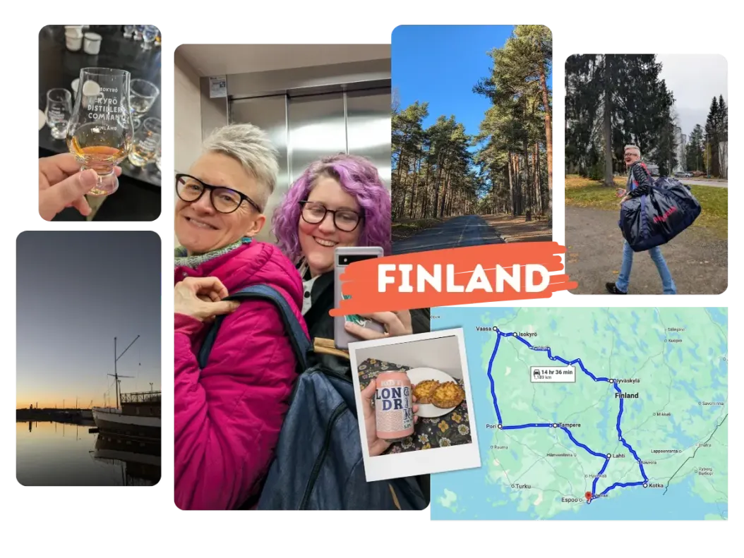 Four trips to Finland in eight years