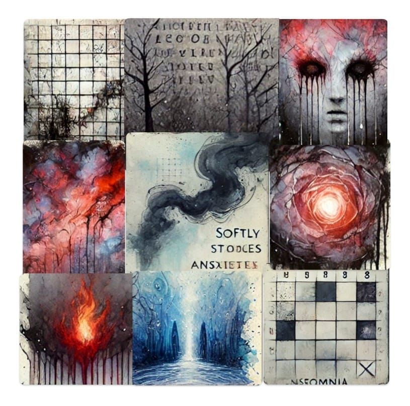 夜色九宫格 / La nuit en neuf cases