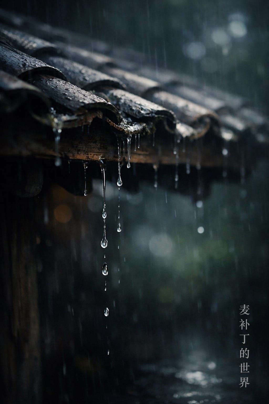 夜雨 / La pluie du soir