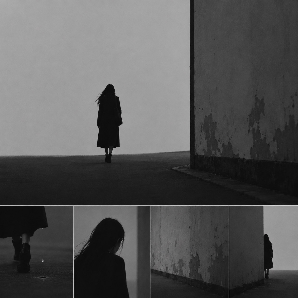 白墙 / Le mur blanchâtre