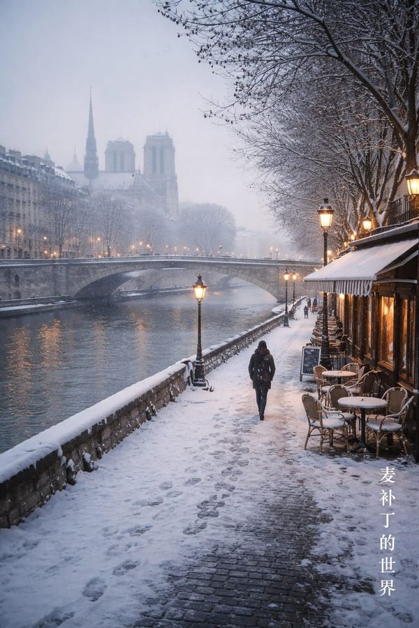 巴黎的雪 / La neige parisienne