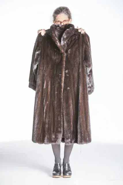Mom’s mink coat