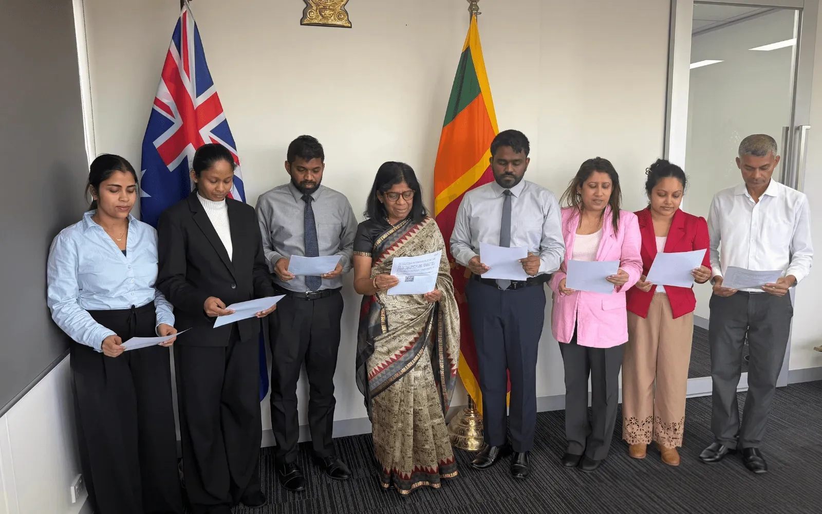Consulate General of Sri Lanka in Melbourne commemorates the Commencement of National Integrity Week 2026