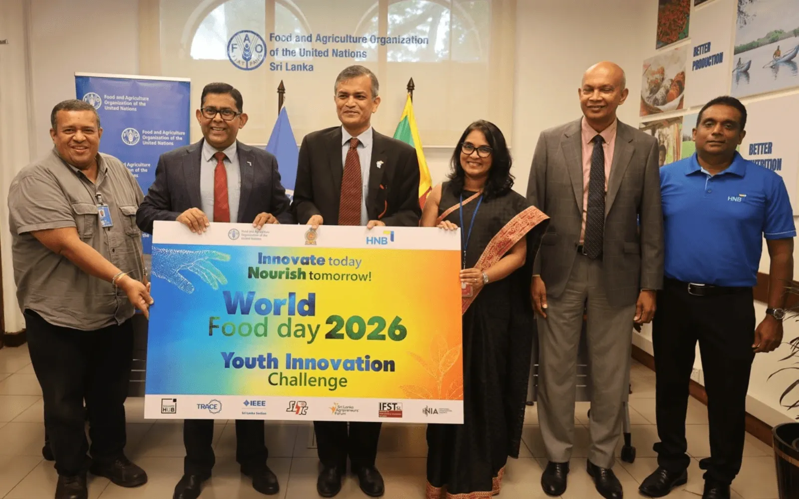 FAO, Ministry of Education, HNB and partners launch National Youth Innovation Challenge to mark World Food Day in Sri Lanka