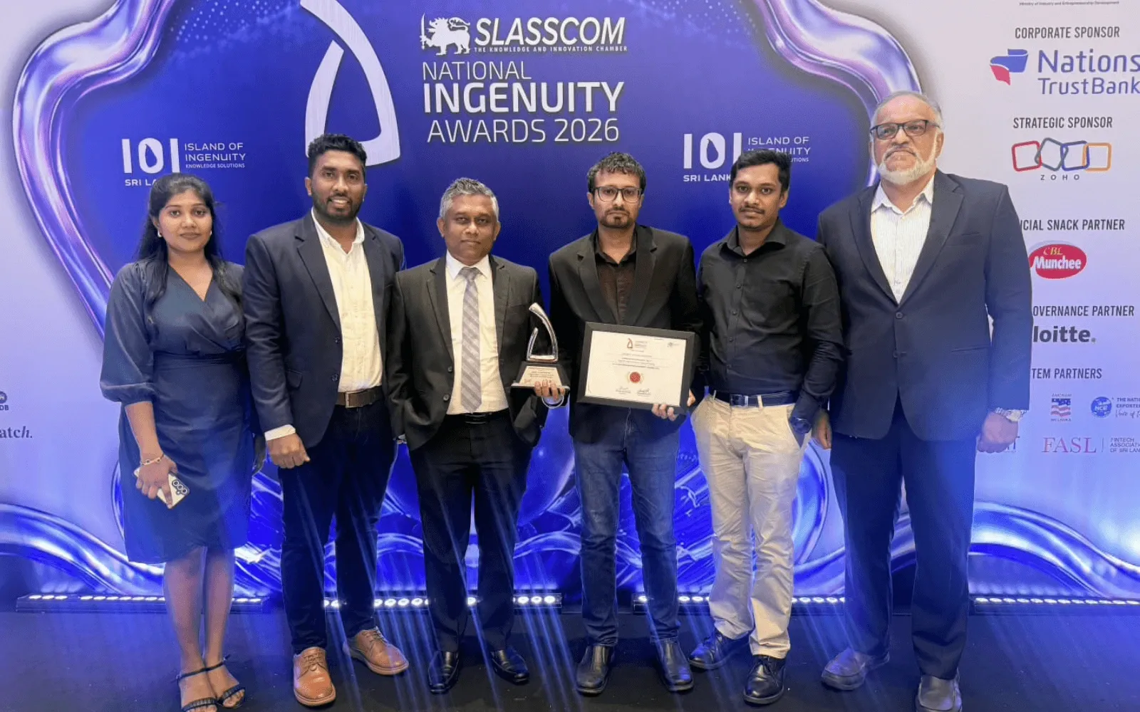 SLT-MOBITEL The Embryo’s ‘SenseGrid’ secures National 1st Runner‑up at SLASSCOM National Ingenuity Awards 2026