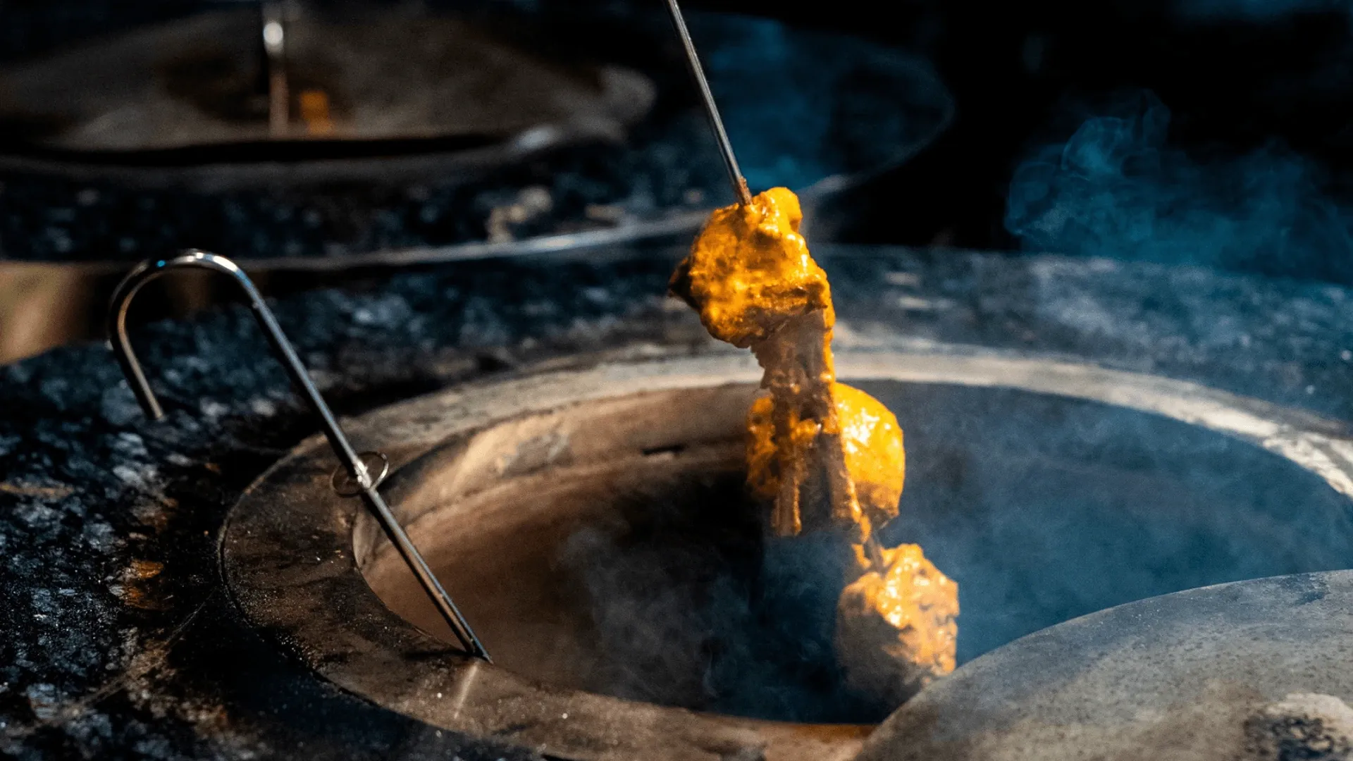 The Clay Oven at the Heart of Charcoal Tandoor Fire Grill