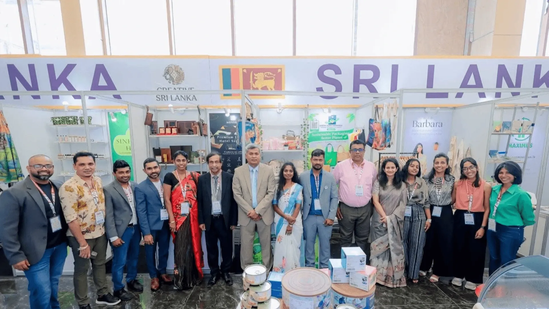 Sri Lanka pavilion at Food and Hospitality Asia Maldives 2026 showcases lifestyle and giftware products