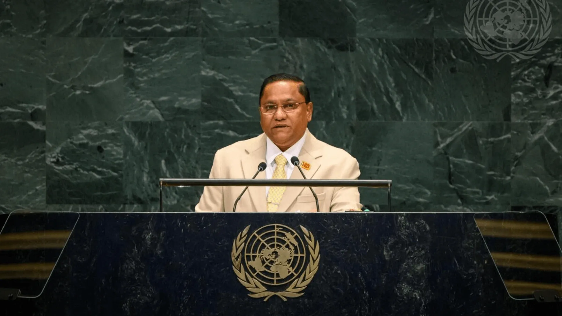 Foreign Minister Vijitha Herath participates in 81st UN General Assembly Meets UN Secretary General