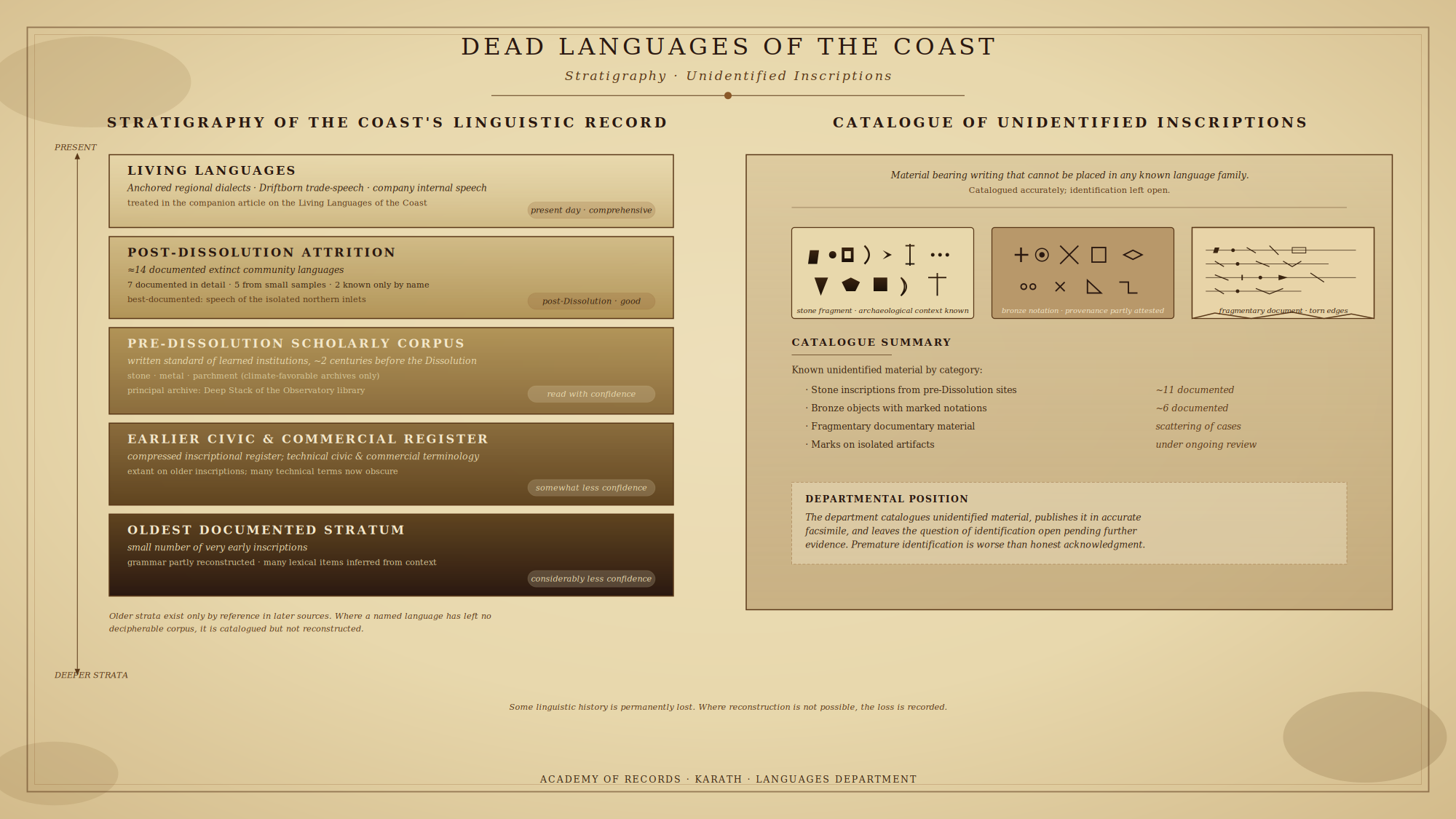 Dead Languages of the Coast