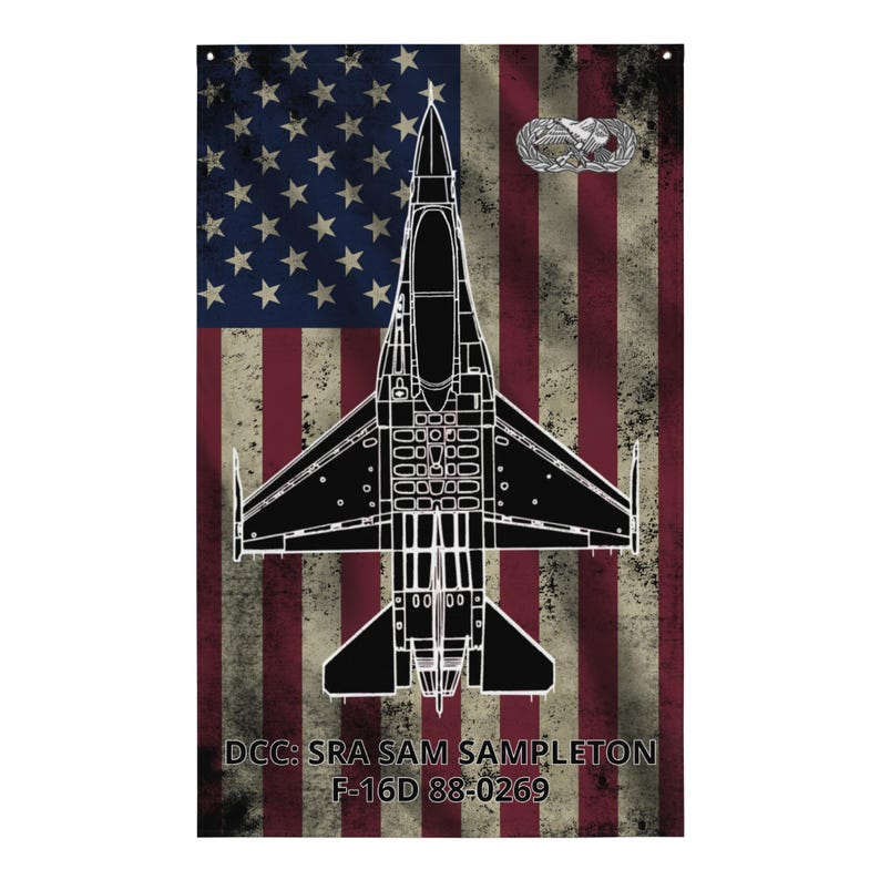 F-16 custom aircraft flag