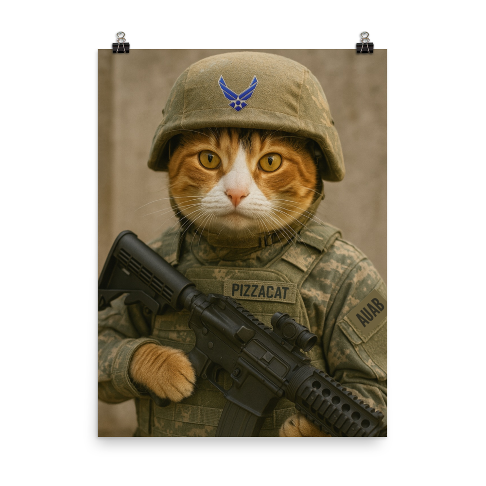 Pizza Cat Poster From Hangar 2A Merch