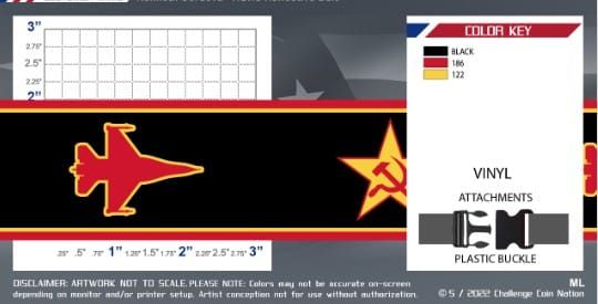 Unit Branded Custom Reflective Belts