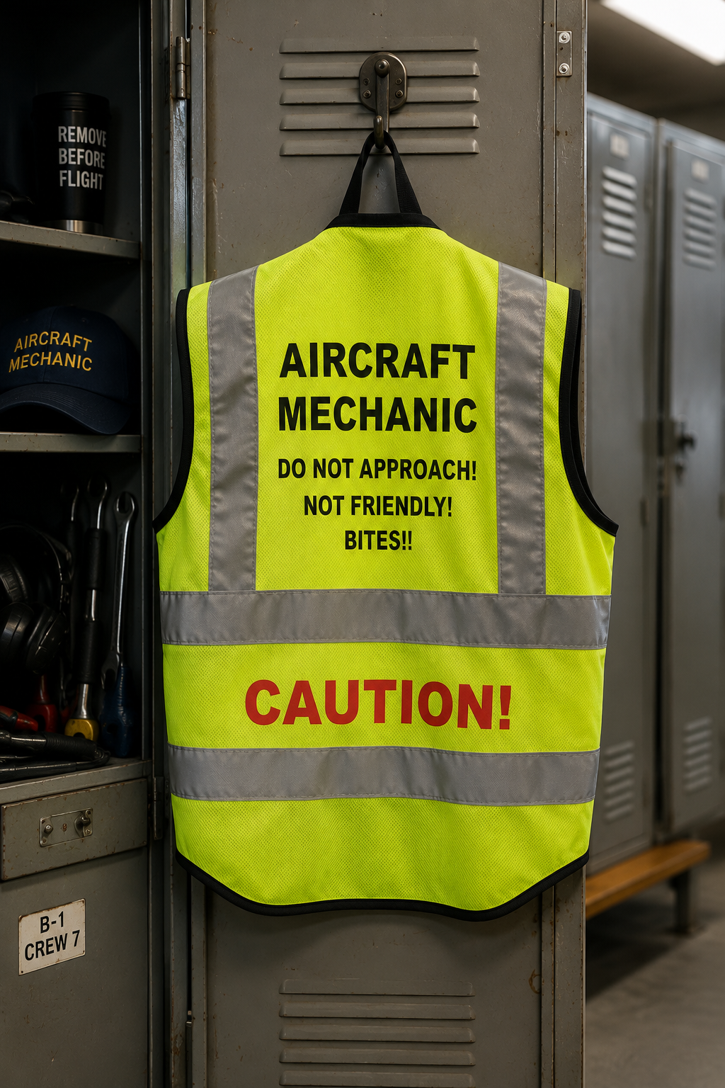 Aircraft Mechanic Reflective Vest