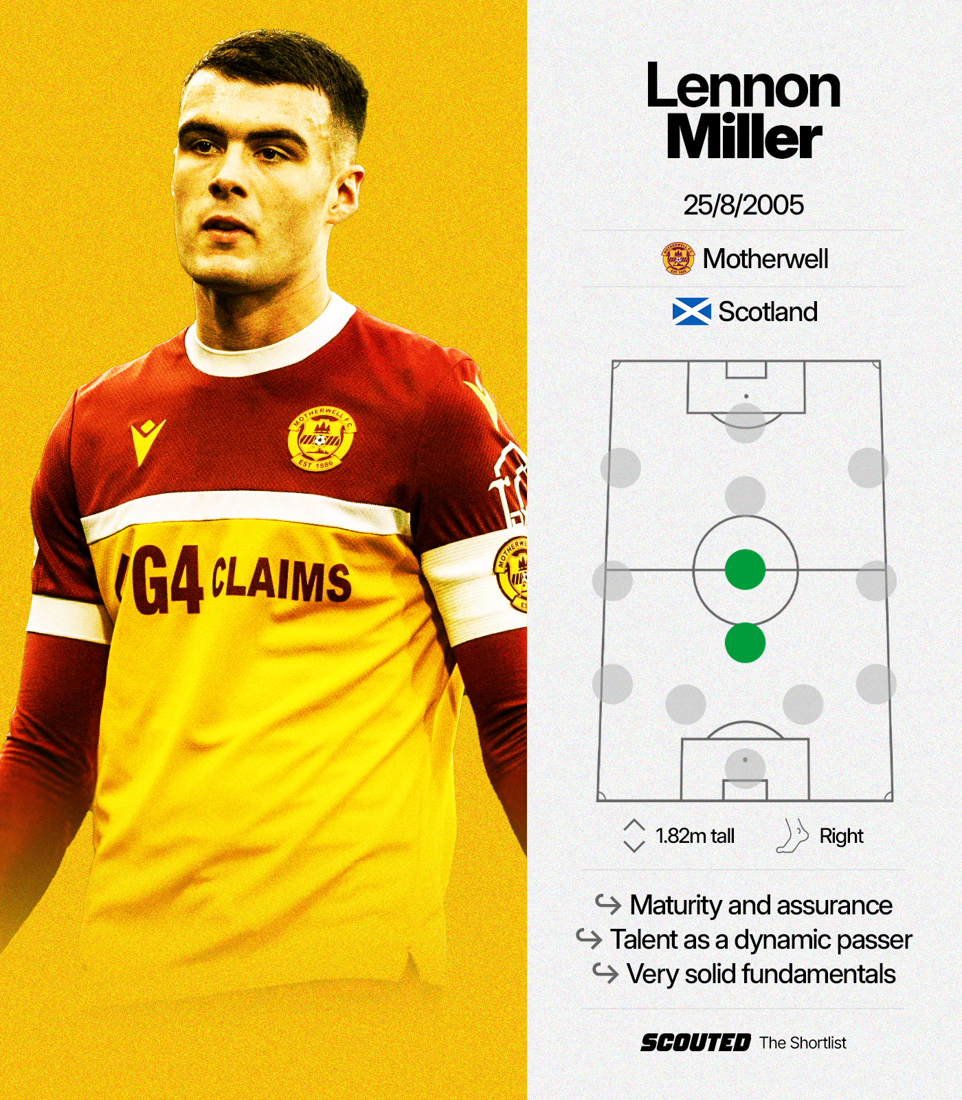 Motherwell's Lennon Miller, one of football's undsicovered wonderkids