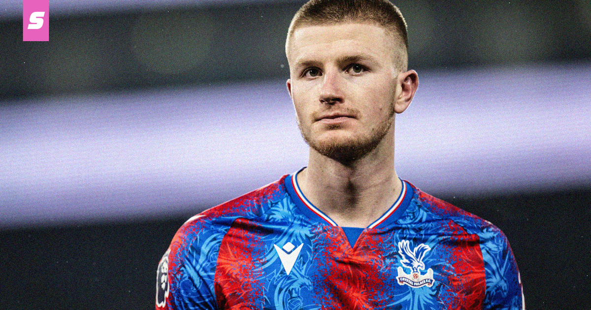 Adam Wharton in a Crystal Palace shirt