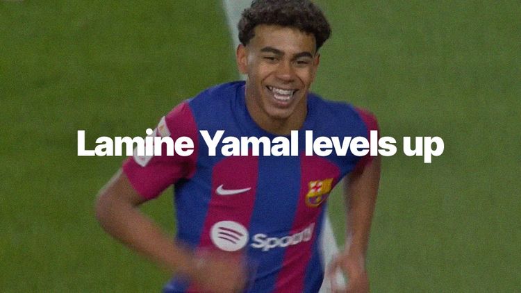 Lamine Yamal levels up