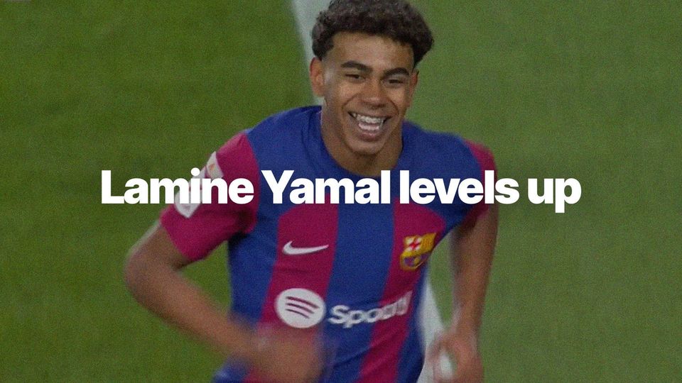 Lamine Yamal levels up