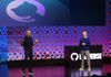 Microsoft CEO Satya Nadella (left) joined GitHub CEO Thomas Dohmke on stage at GitHub Universe in November.