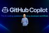 GitHub CEO Thomas Dohmke speaks at GitHub Universe 2024.