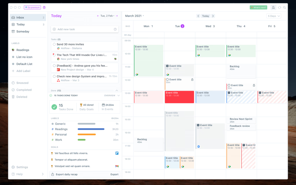 Universal Inbox akiflow
