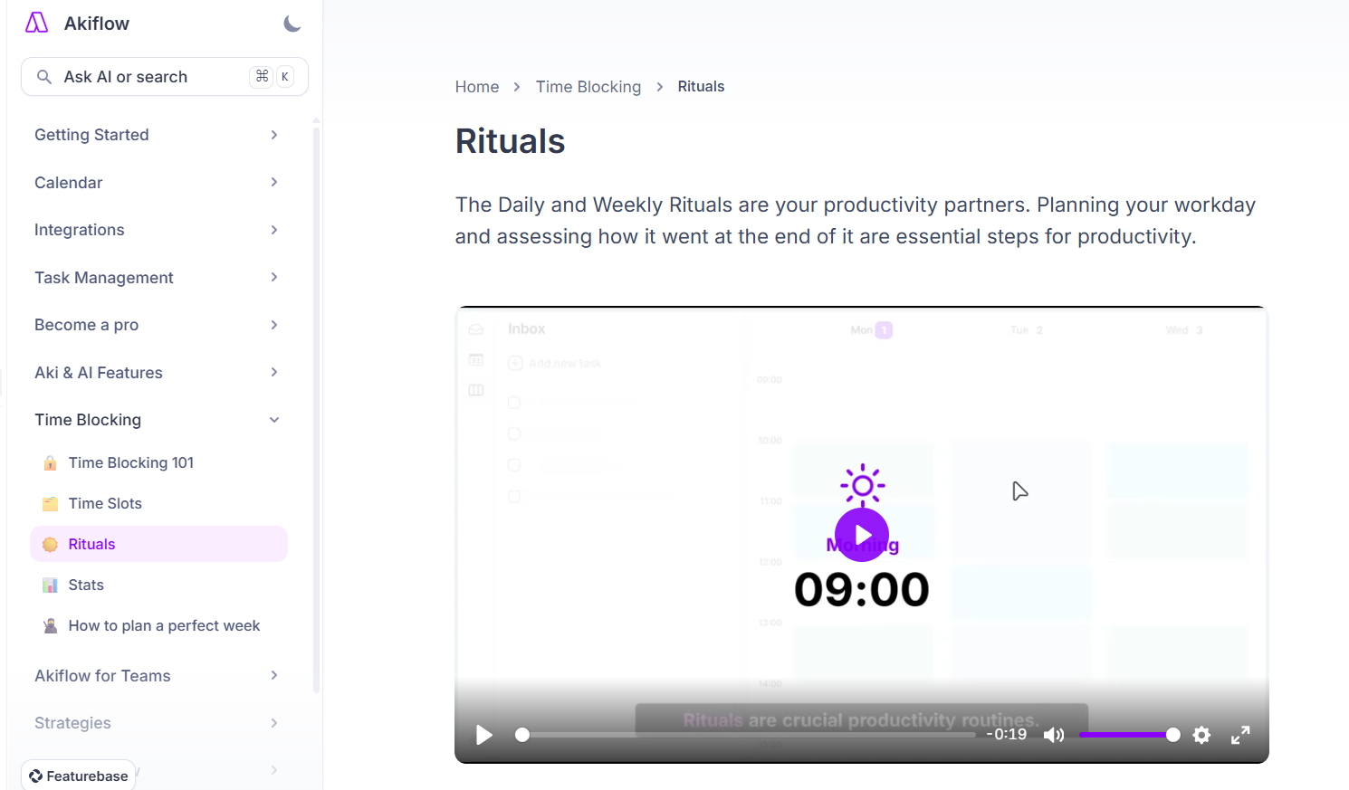 Planning Rituals