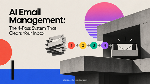 AI Email Management: The 4-Pass System That Clears Your Inbox