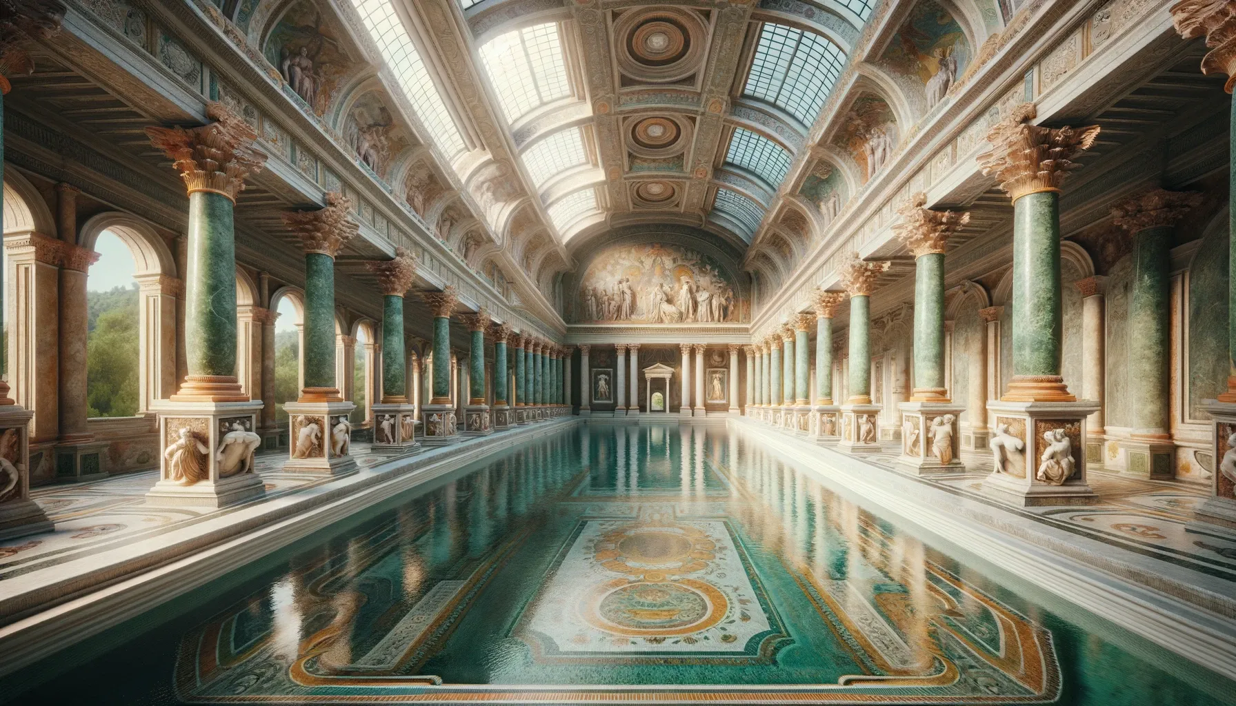 A possible representation of the natatio