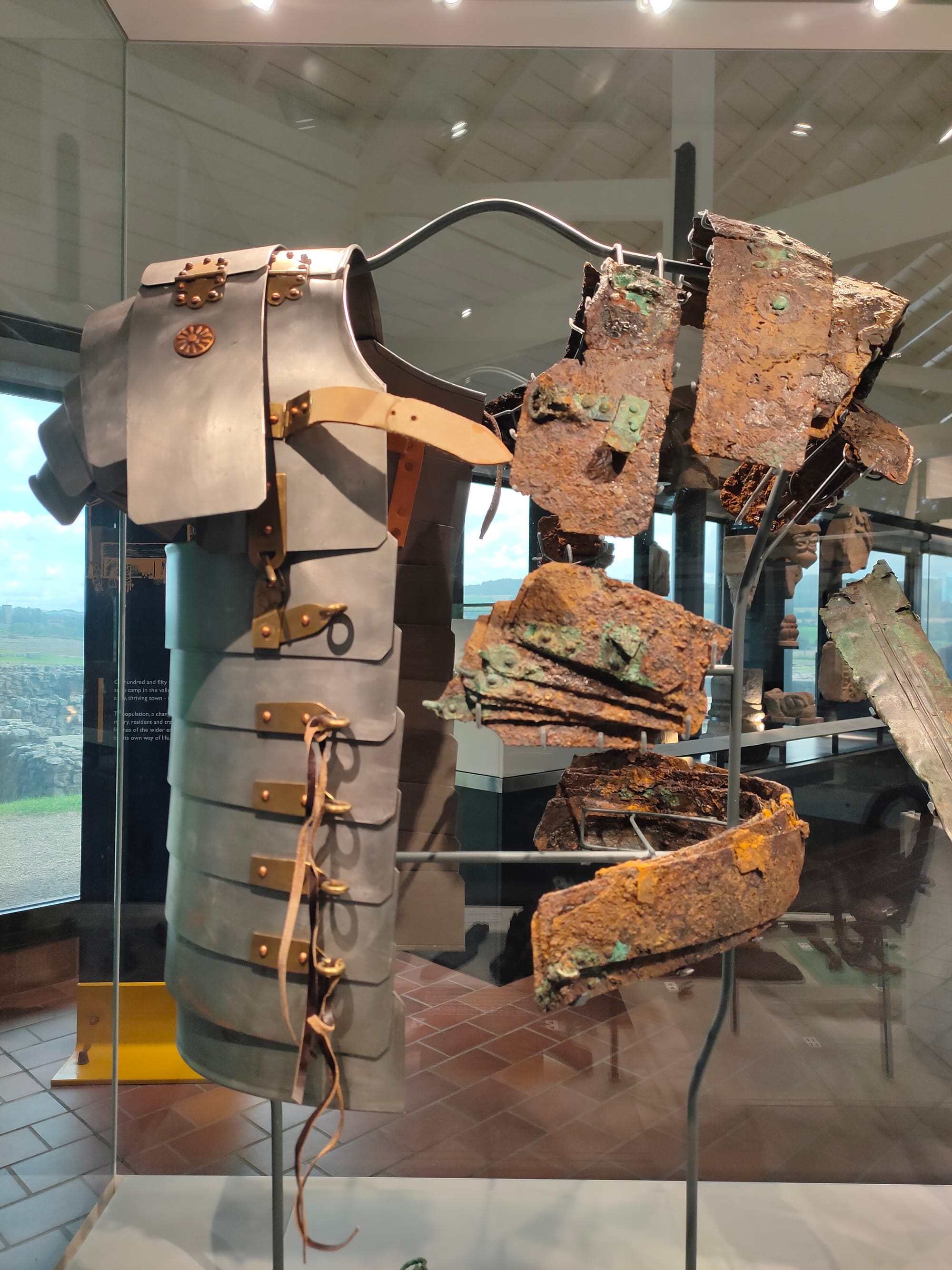 Remains and recreation of&nbsp;lorica segmentata