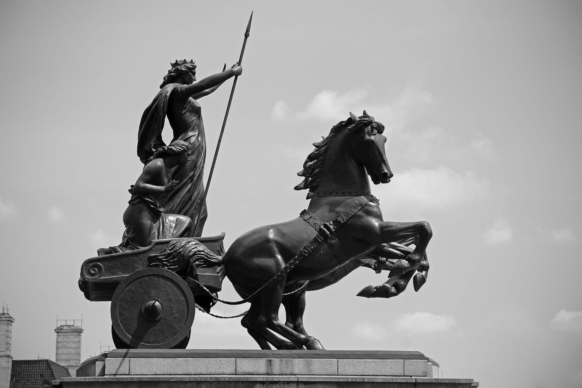 Boadicea Statuary Group, in London