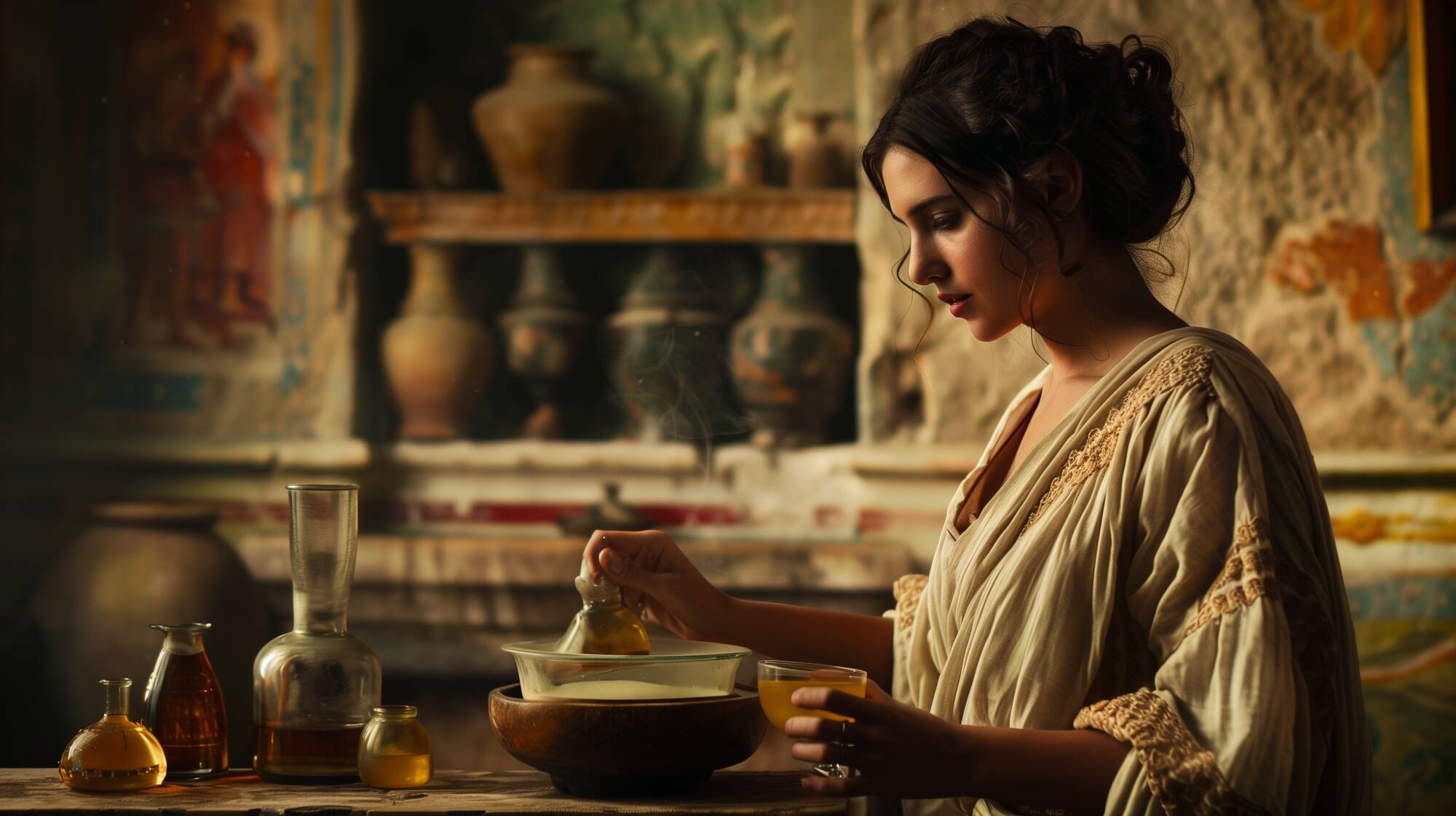 Locusta of Gaul, preparing her poisons