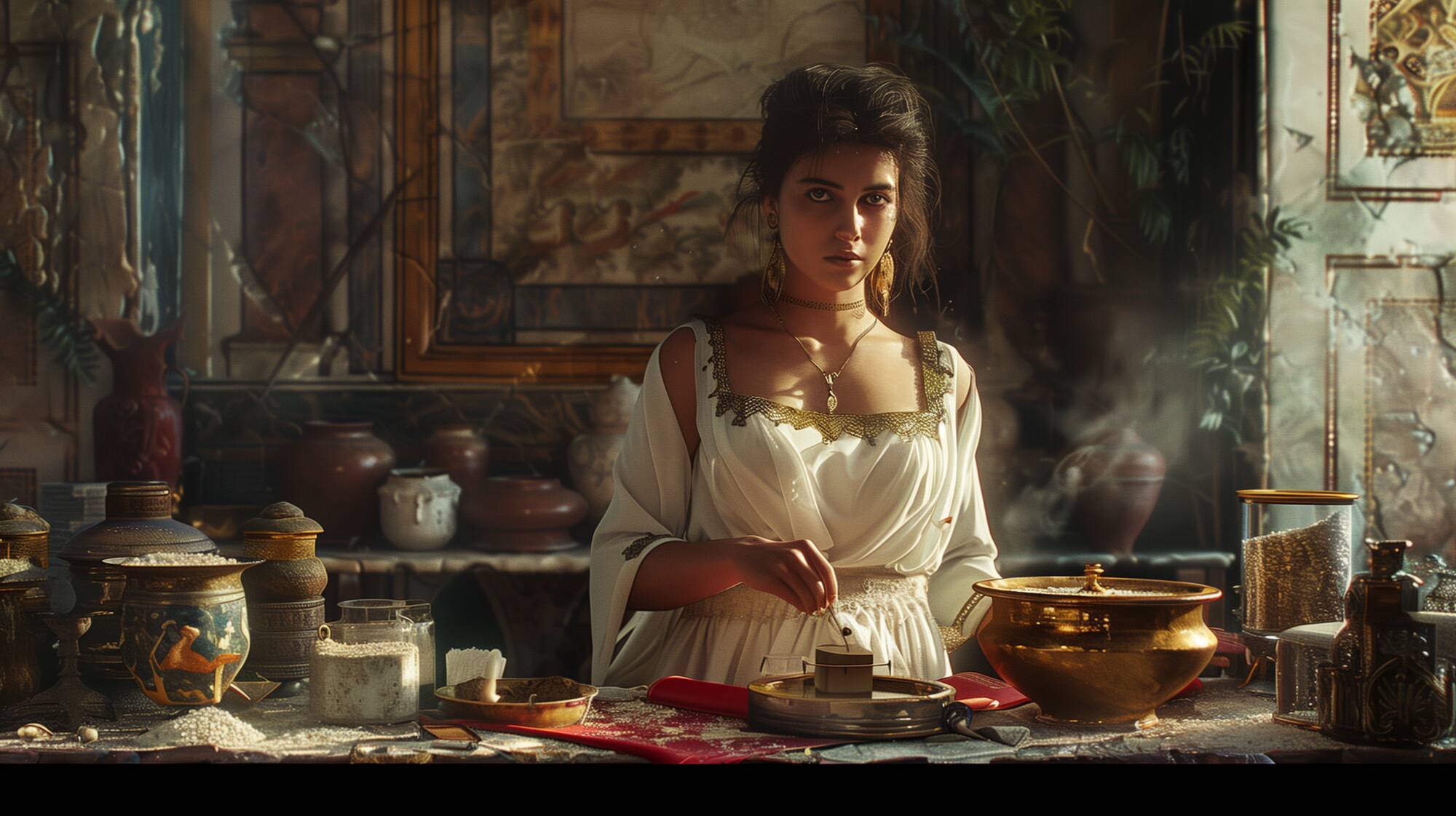 A portrait of Locusta of Gaul, the infamous Imperial Poisoner of Rome