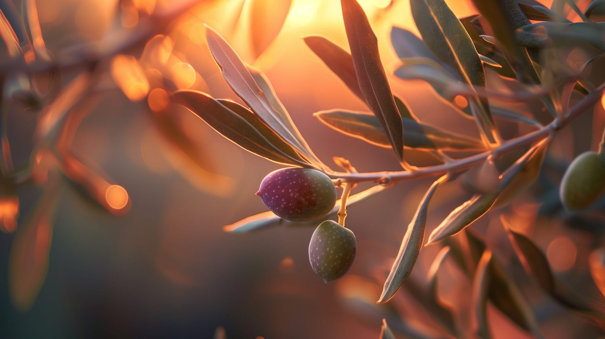 The olive that bears the liquid gold