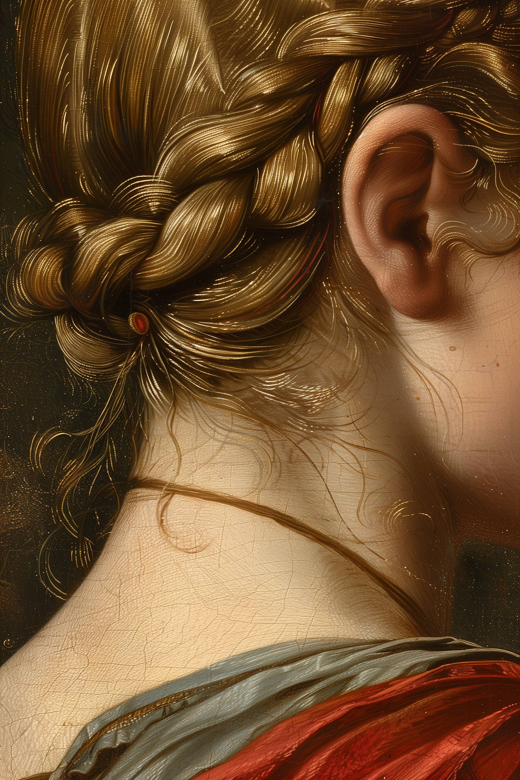 What remains of Livia after the damnatio memoriae, are memories of her distinctive hairstyle