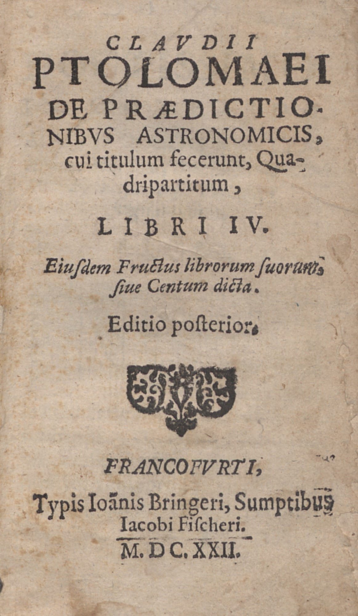 A copy of the Quadripartitum