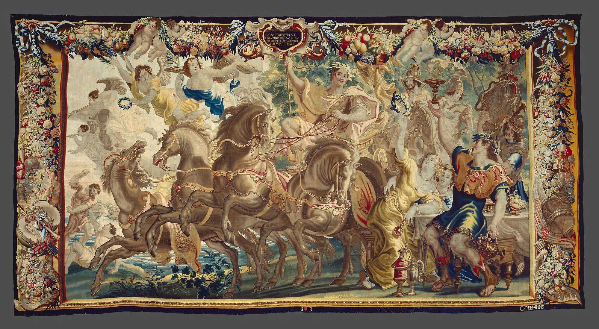 A tapestry of Justus van Egmont:&nbsp;The Triumph of Caesar