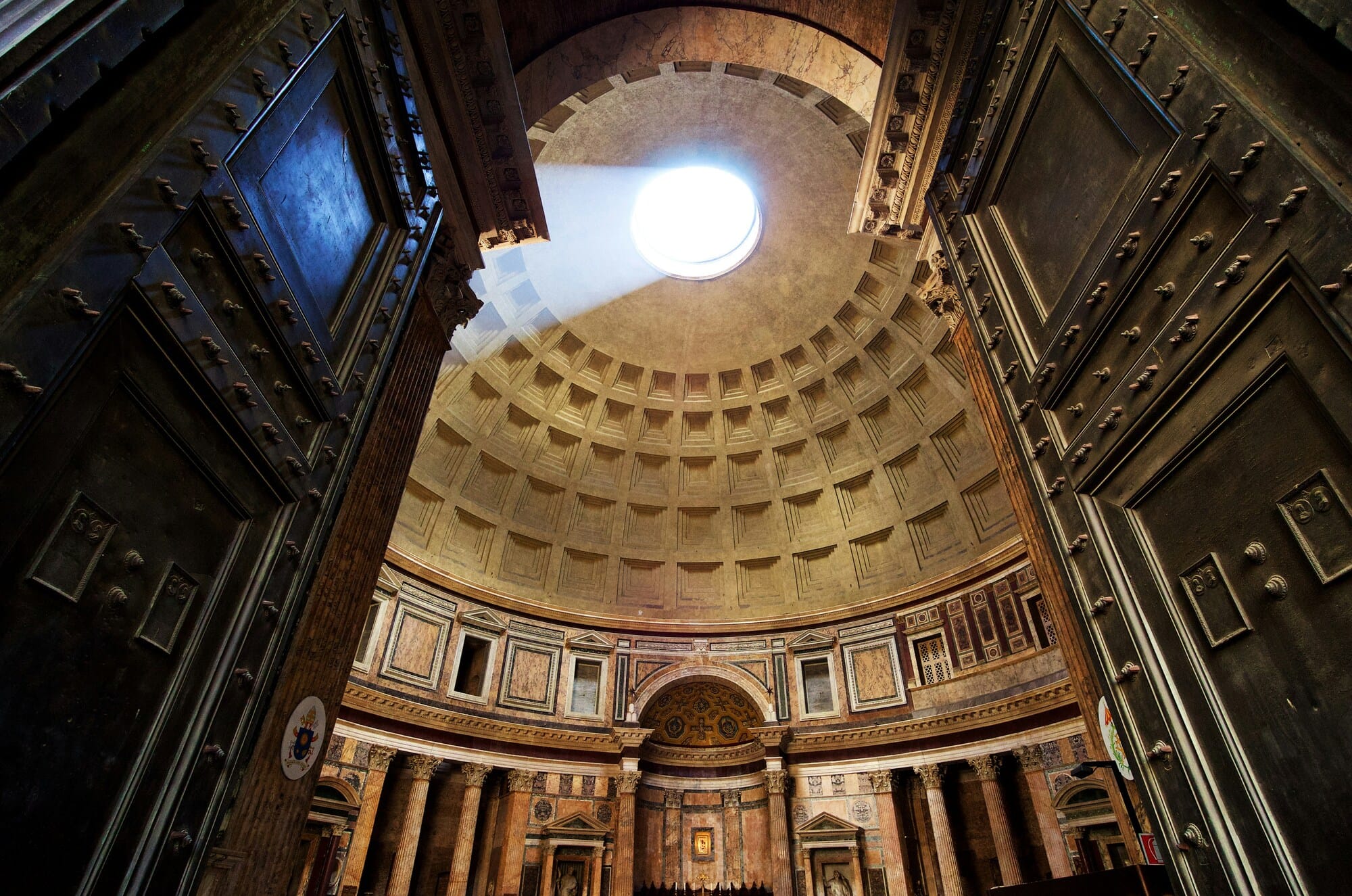 The Pantheon dome in Rome