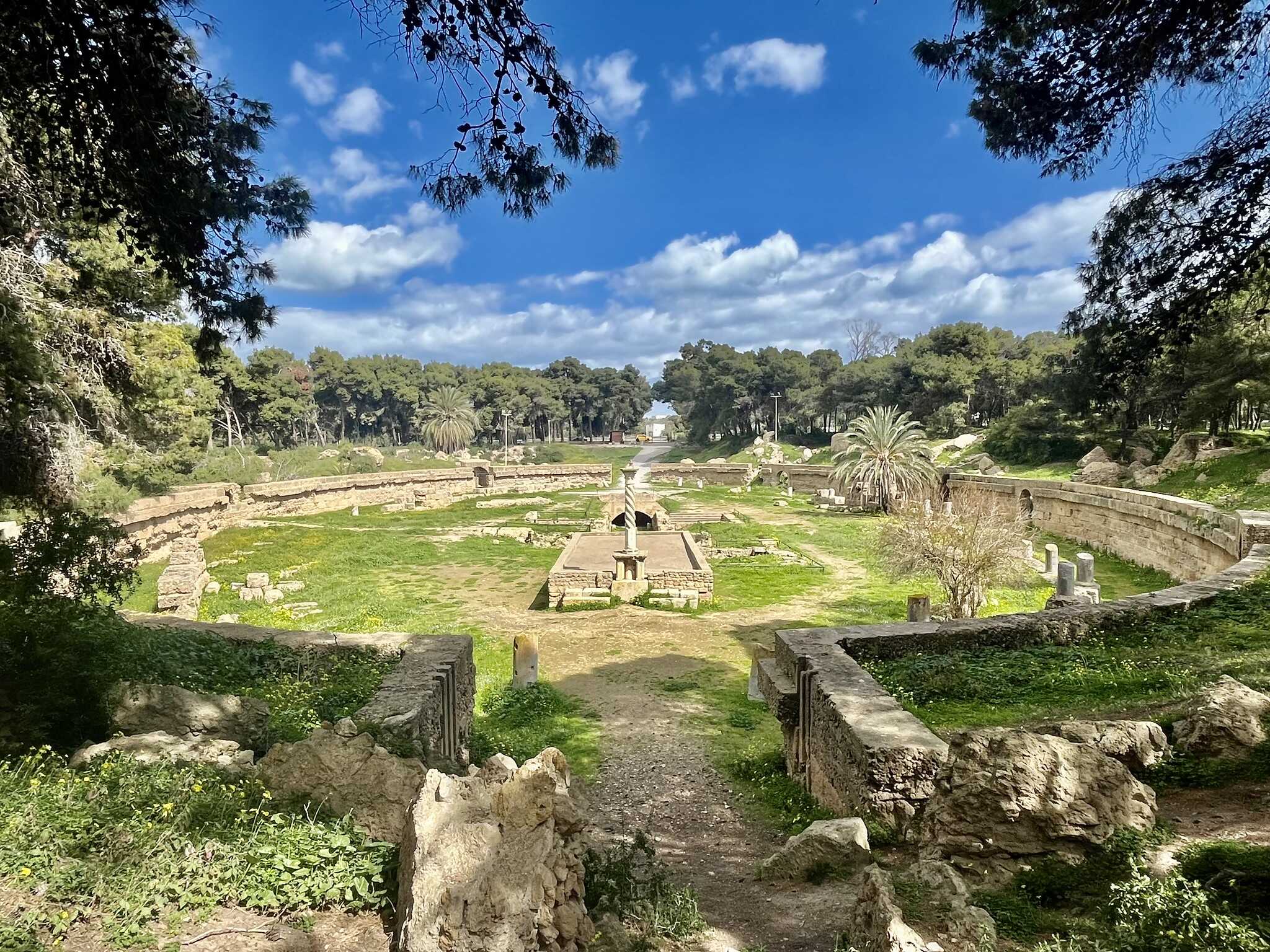 Ruins of the Amphitheatre in Carthage 