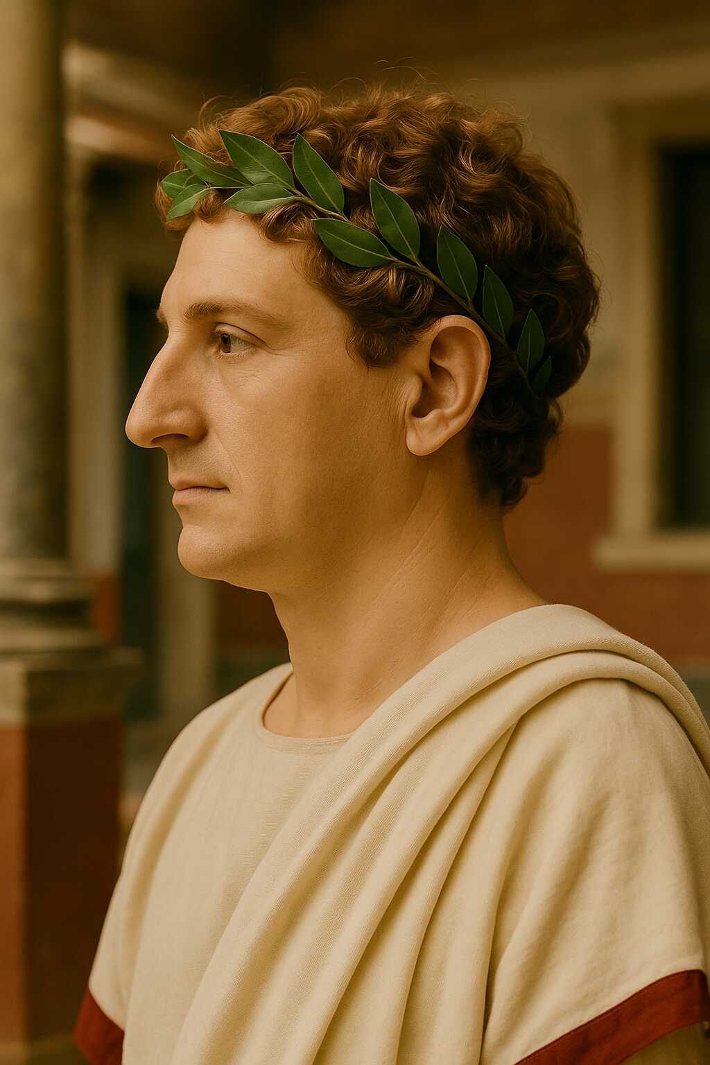 A possible representation of the legendary culinary master of Ancient Rome, Apicius