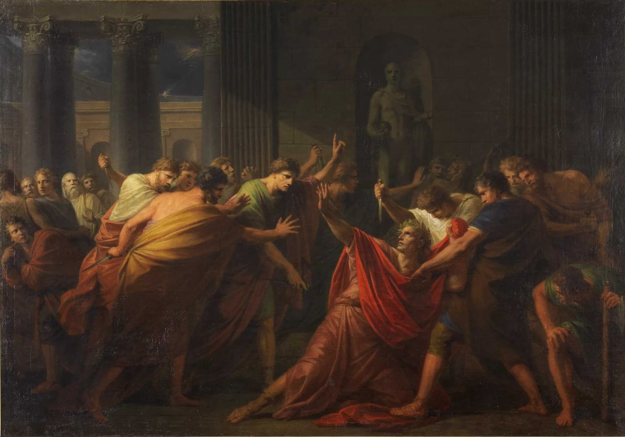 The Assassination of Julius Caesar, by Heinrich Füger