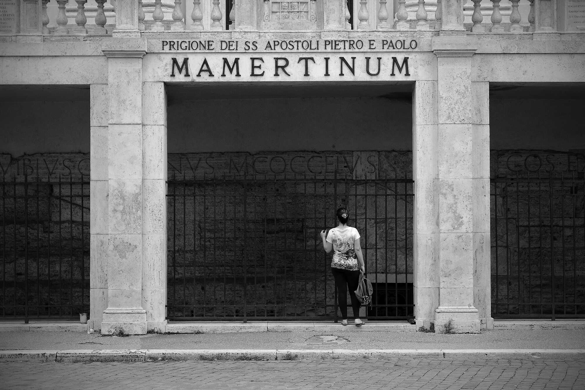 Mamertinum, or Mamertime Prison, where legend says Saint Peter and Saint Paul were imprisoned