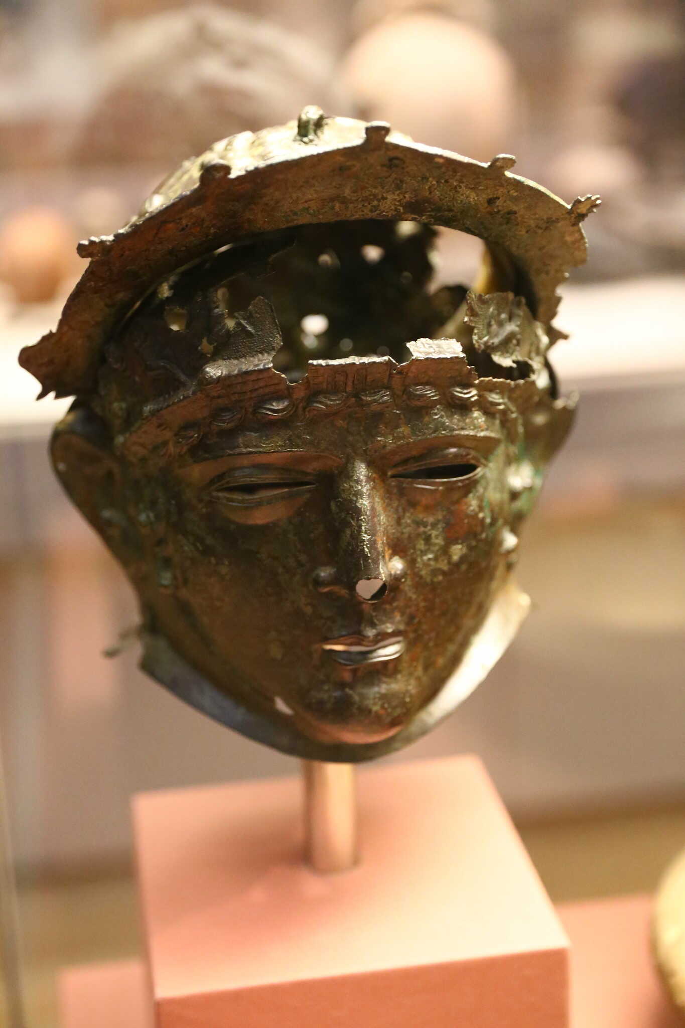 A Cavalry Face-Mask Helmet, from Ribchester, late 1st or early 2nd century AD, Roman Britain, British Museum
