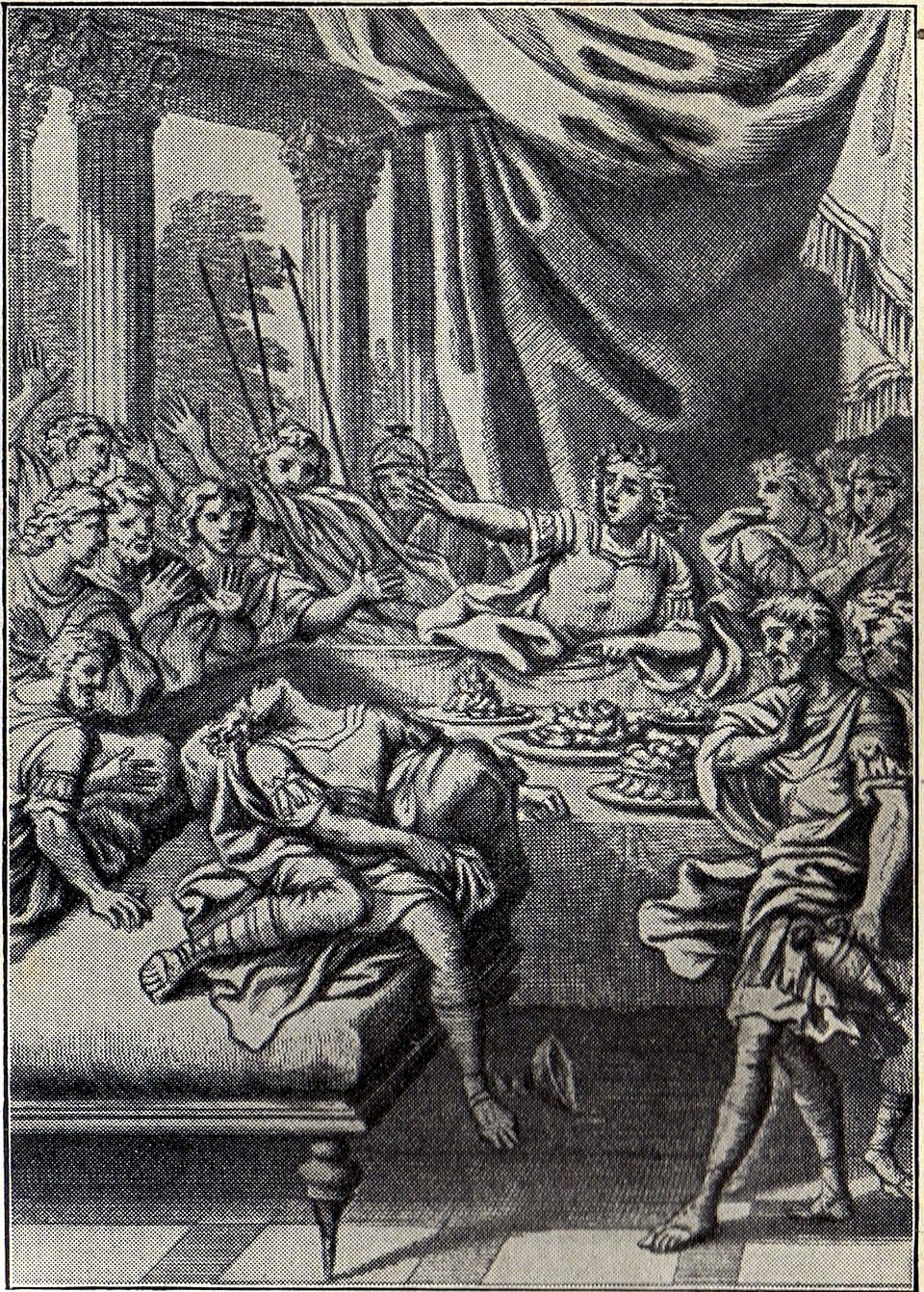 The poisoning of Britannicus, by François Chauveau