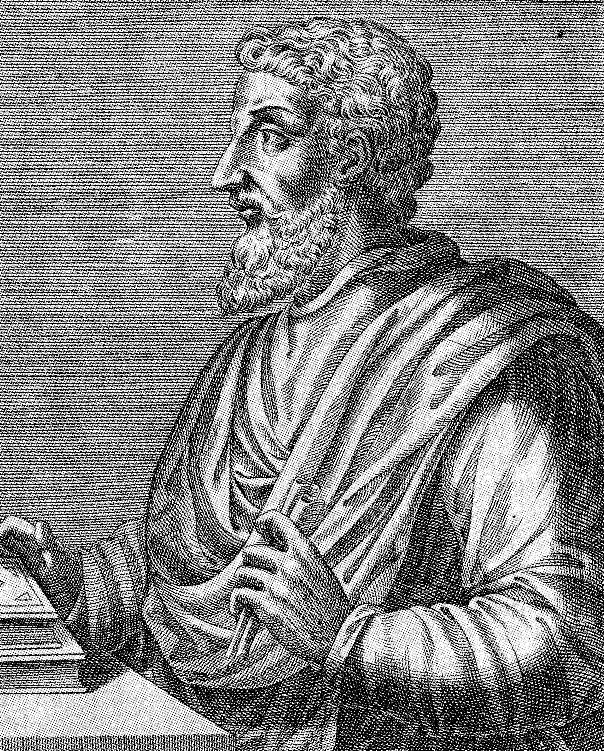 A gravure of the encyclopedist Marcus Terentius Varro