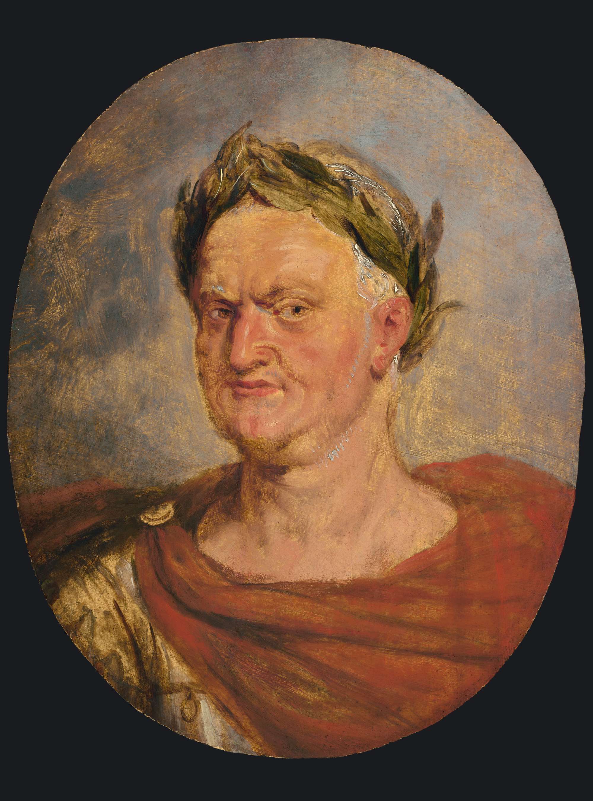 A portrait of the Roman Emperor Titus Flavius Vespasianus by Peter Paul Rubens