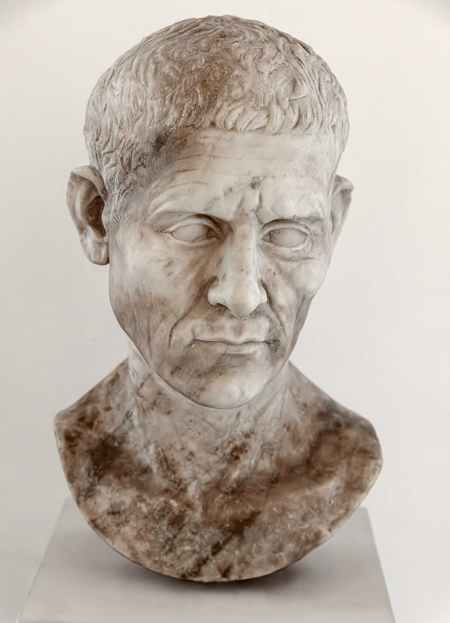 Portrait of Lucius Cornelius Sulla at a later age, perhaps from a Roman workshop